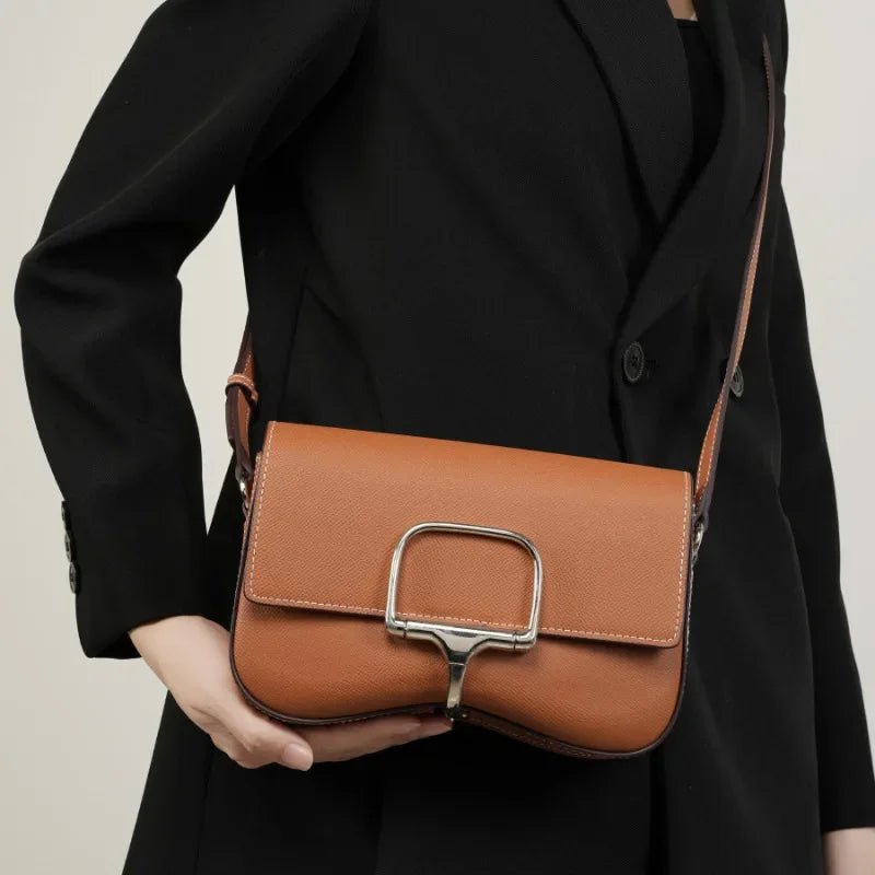 Sac à bandoulière femme en cuir "La Parisienne" - Restaur Cuirs