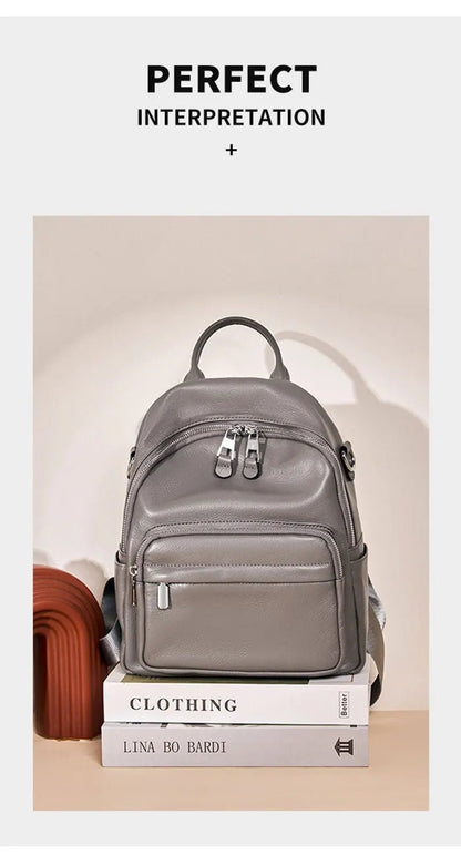 Sac à Dos Cuir Femme élégant "La Améthyste"