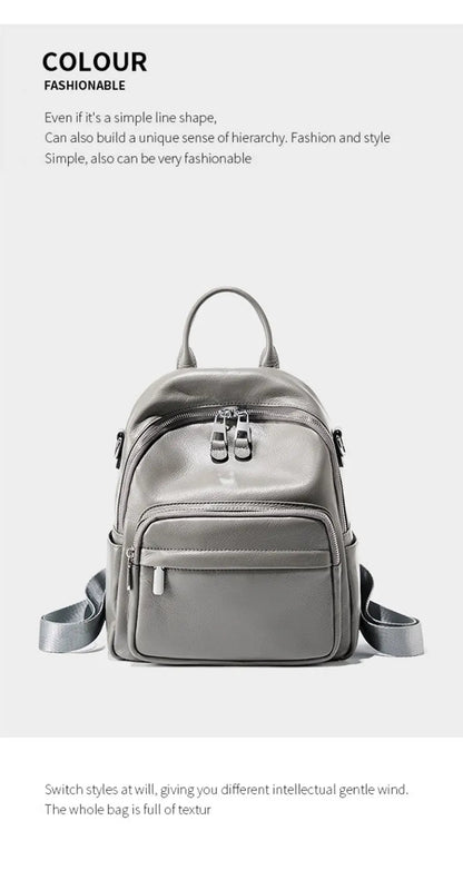 Sac à Dos Cuir Femme élégant "La Améthyste"