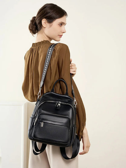 Sac à Dos Cuir Femme élégant "La Améthyste"