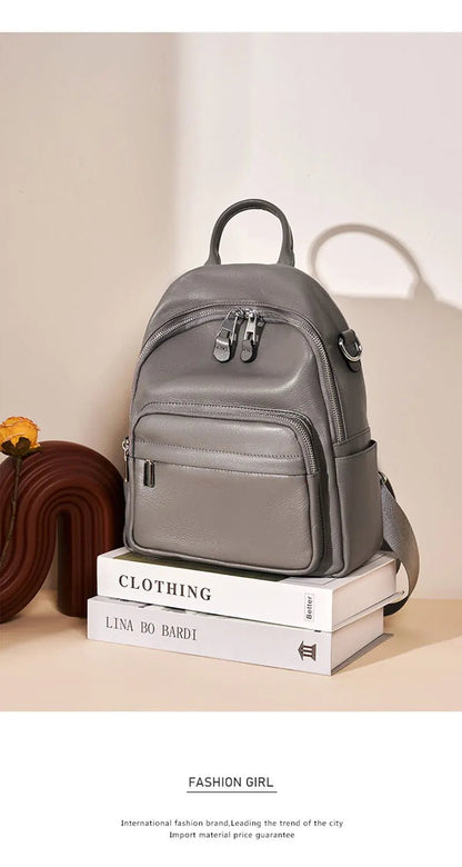 Sac à Dos Cuir Femme élégant "La Améthyste"