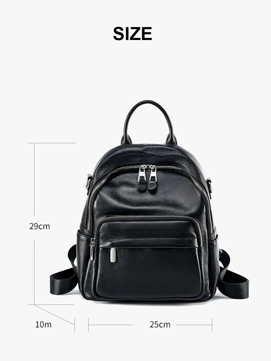 Sac à Dos Cuir Femme élégant "La Améthyste"