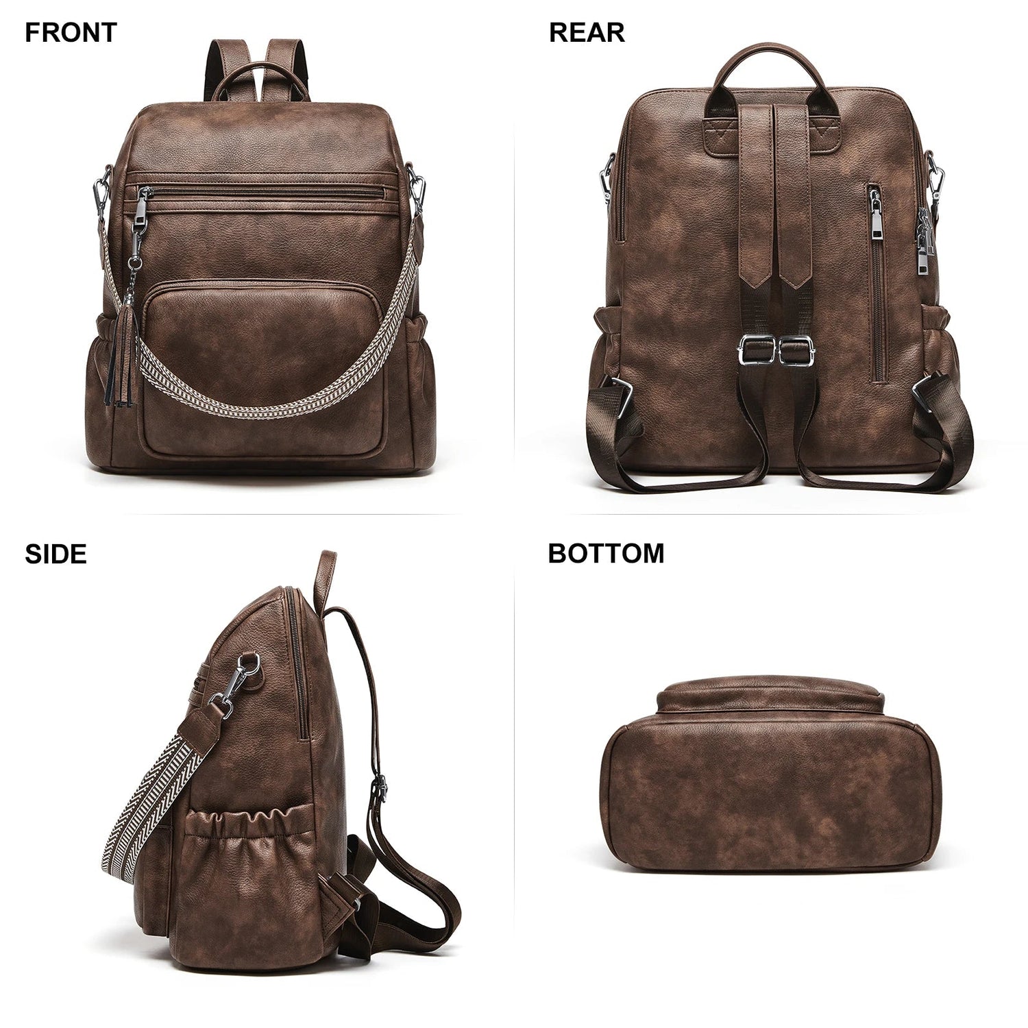 Sac à Dos Cuir Femme Élégant "La Fabuleuse"
