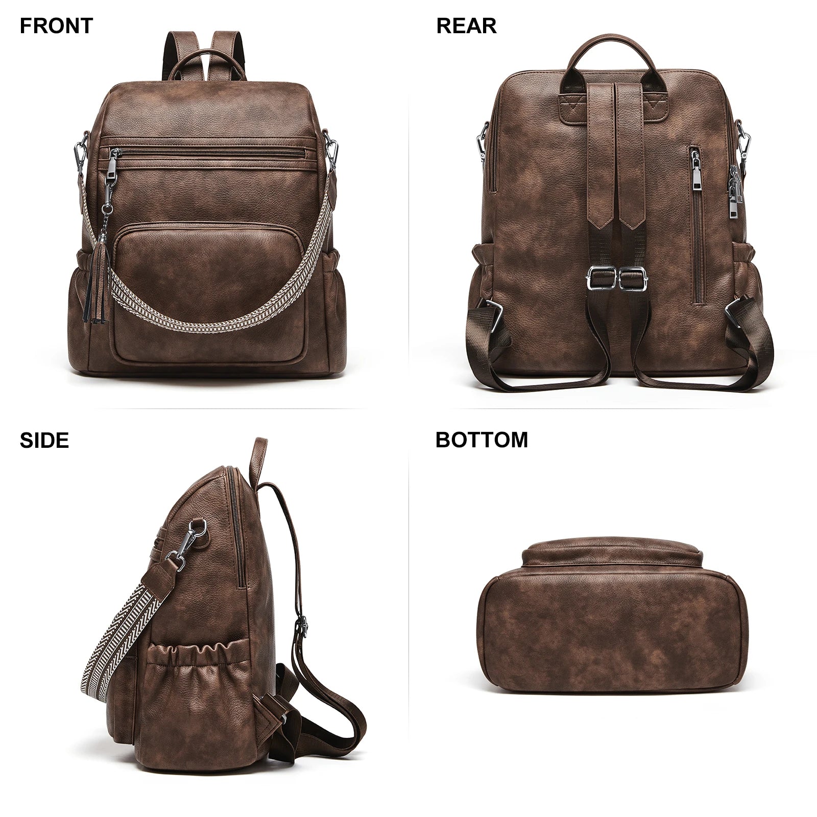 Sac à Dos Cuir Femme Élégant "La Fabuleuse"