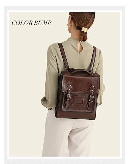 Sac à Dos Cuir Femme Vintage "La Novatrice"