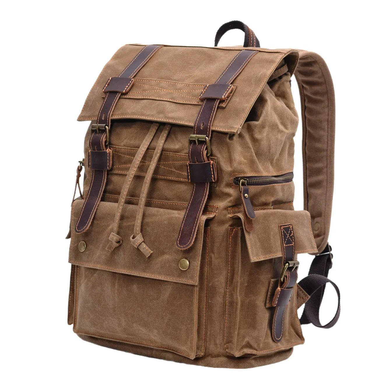 Sac à Dos Cuir Homme Vintage "L'Explorer" - Restaur Cuirs
