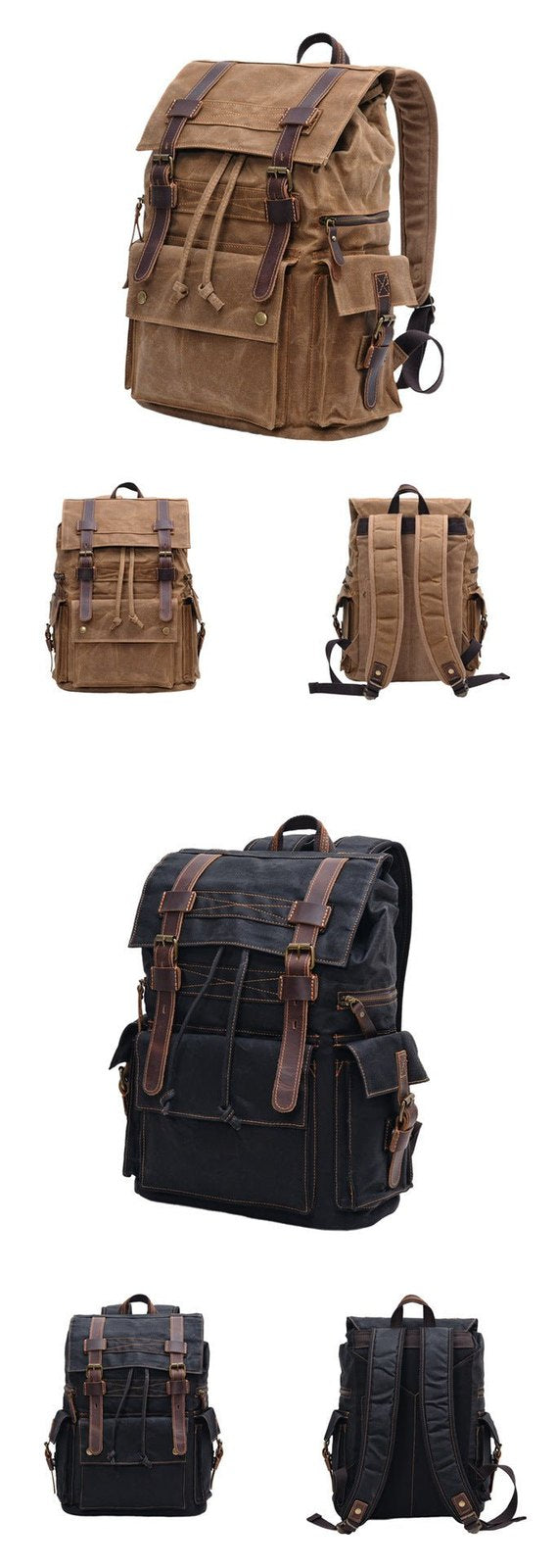 Sac à Dos Cuir Homme Vintage "L'Explorer" - Restaur Cuirs