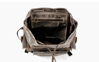 Sac à Dos Cuir Homme Vintage "L'Explorer" - Restaur Cuirs