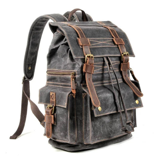 Sac à Dos Cuir Homme Vintage "L'Explorer" - Restaur Cuirs