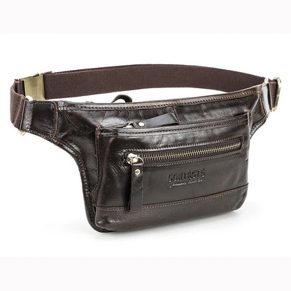 Sac Banane Homme Cuir Pratique et Élégant "Le Coursier" - Restaur Cuirs