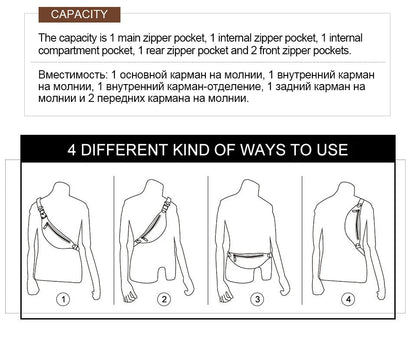 Sac Banane Homme Cuir Pratique et Élégant "Le Coursier" - Restaur Cuirs