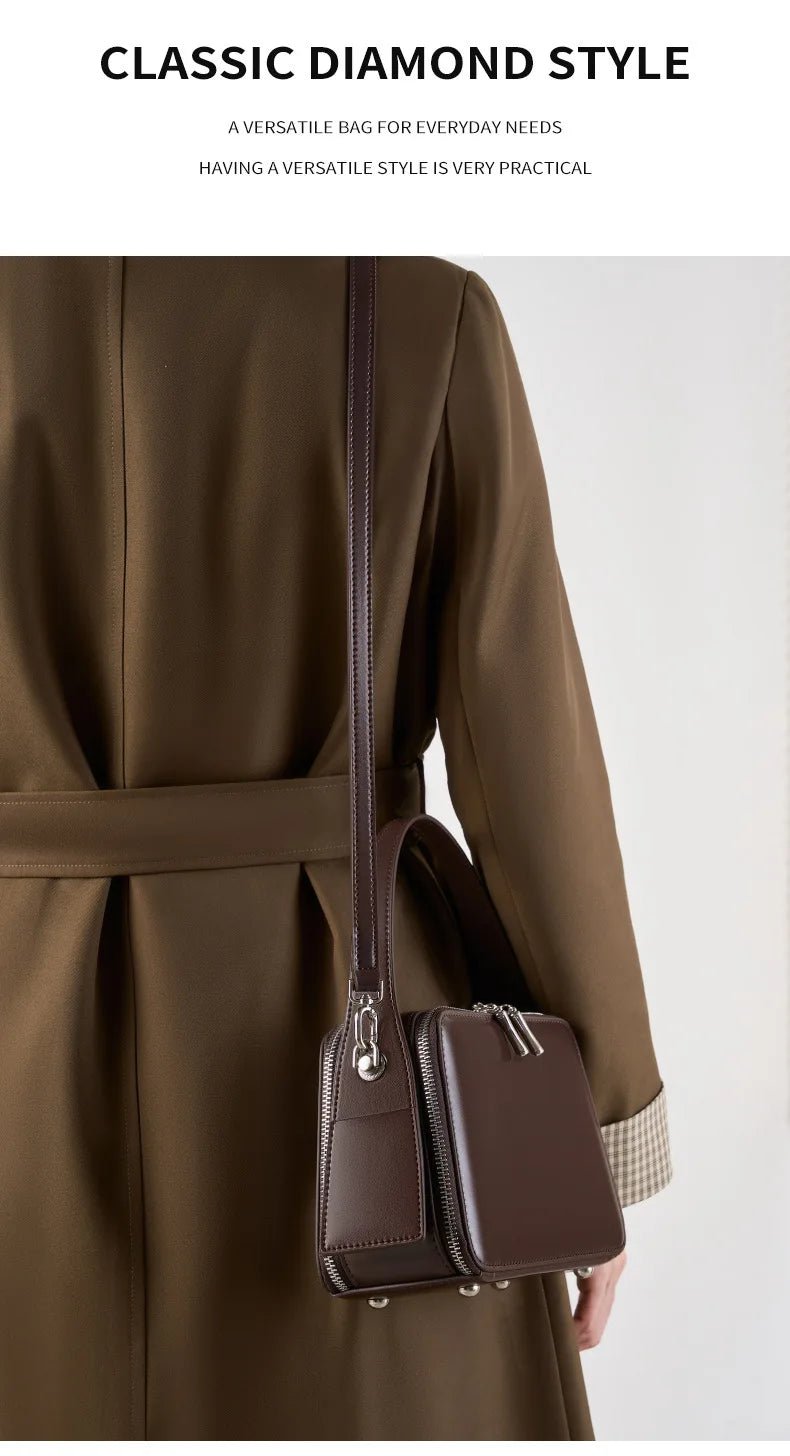 Sac Bandoulière en Cuir Femme chic "La Convoitée" - Restaur Cuirs
