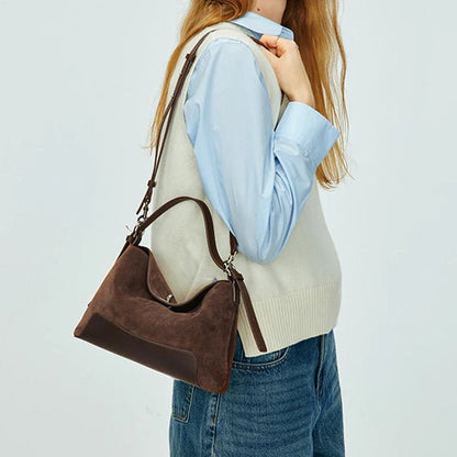 Sac Bandoulière en Cuir Femme Hobo - Chic et Fonctionnel avec "La Pétillante" - Restaur Cuirs