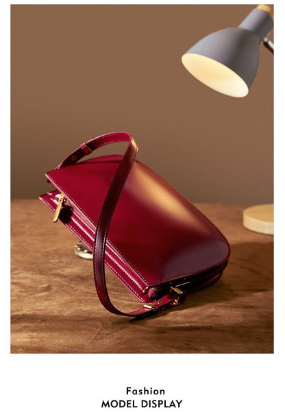 Sac Bandoulière en Cuir Femme Hobo Élégant "La Magnifique" - Restaur Cuirs