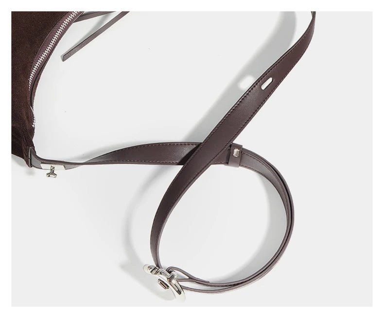 Sac Bandoulière en Cuir Femme Hobo "La Contemporaine" - Restaur Cuirs