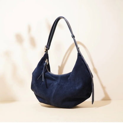 Sac Bandoulière en Cuir Femme Hobo "La Contemporaine" - Restaur Cuirs