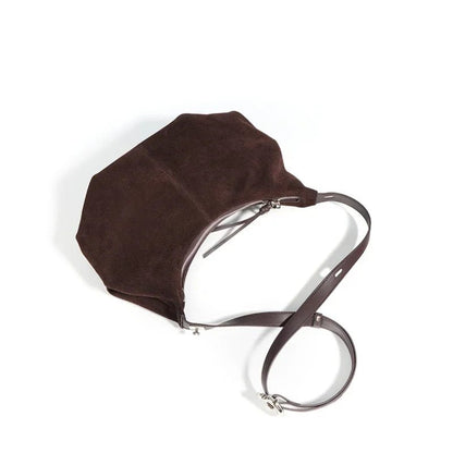 Sac Bandoulière en Cuir Femme Hobo "La Contemporaine" - Restaur Cuirs