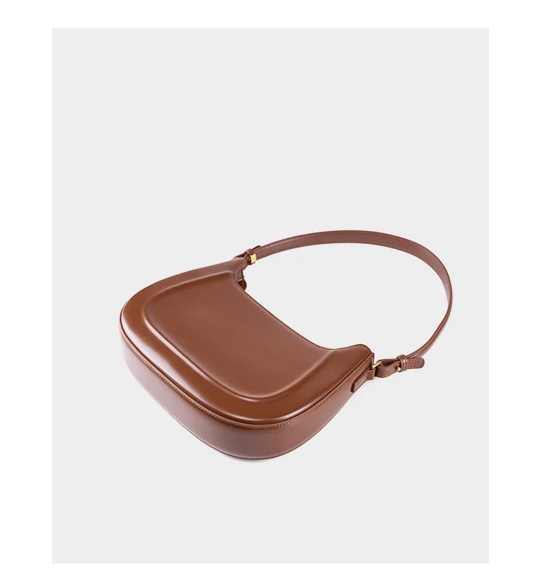 Sac Bandoulière en Cuir Femme Hobo "La Métropolitaine" - Restaur Cuirs