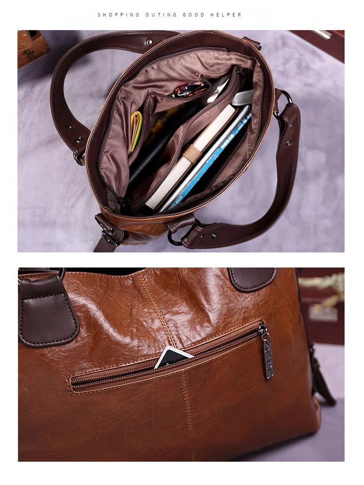 Sac Bandoulière en Cuir Femme Hobo "La Radieuse" - Restaur Cuirs