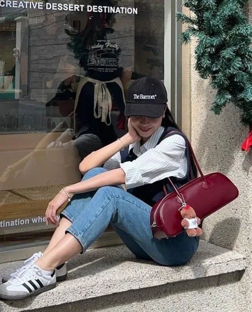 Sac Bandoulière en Cuir Femme Hobo "La Séduisante" - Restaur Cuirs