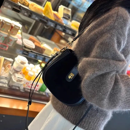 Sac Bandoulière en Cuir Femme Hobo "La Sélène" - Restaur Cuirs