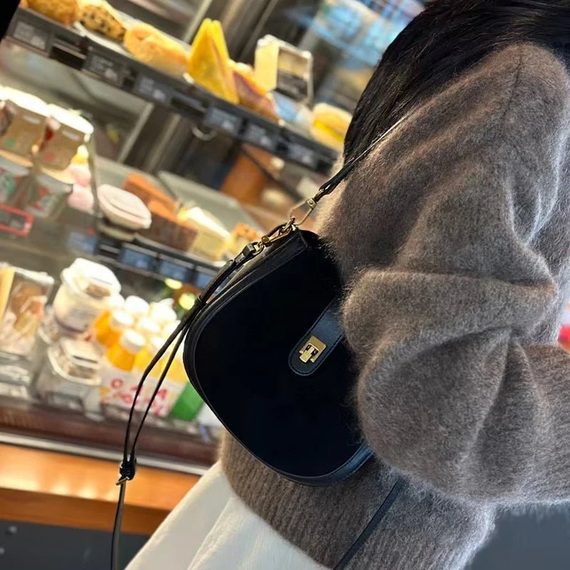 Sac Bandoulière en Cuir Femme Hobo "La Sélène" - Restaur Cuirs