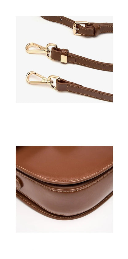Sac Bandoulière en Cuir Femme "La Céleste" - Restaur Cuirs
