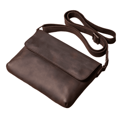 Sac Bandoulière Homme en cuir vintage "Le Compagnon"