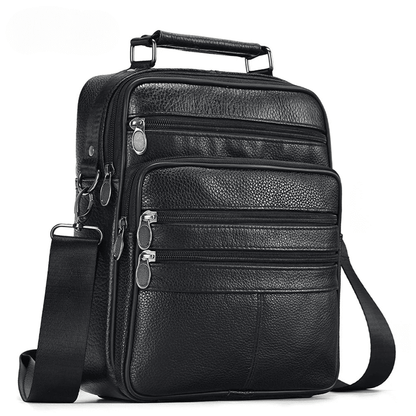 Sac Cuir Bandoulière Homme "Le Baroudeur" - Restaur Cuirs