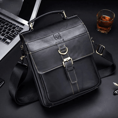 Sac en Bandoulière en Cuir pour Homme "Le Gentleman" - Restaur Cuirs