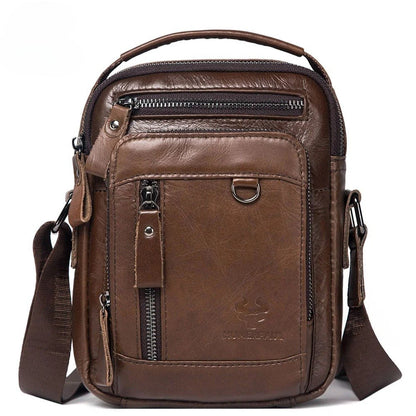 Sac en bandoulière homme en cuir "Le Passe-Partout"