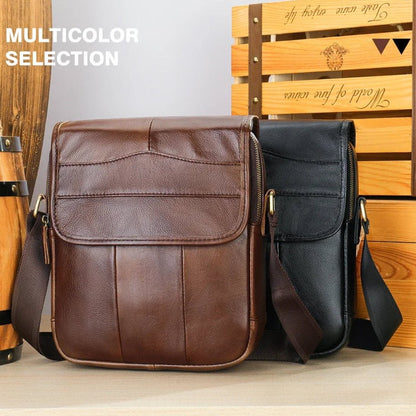 Sac en Cuir Bandoulière pour Homme "Le Citadin" - Restaur Cuirs