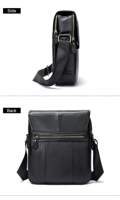 Sac en Cuir Bandoulière pour Homme "Le Citadin" - Restaur Cuirs