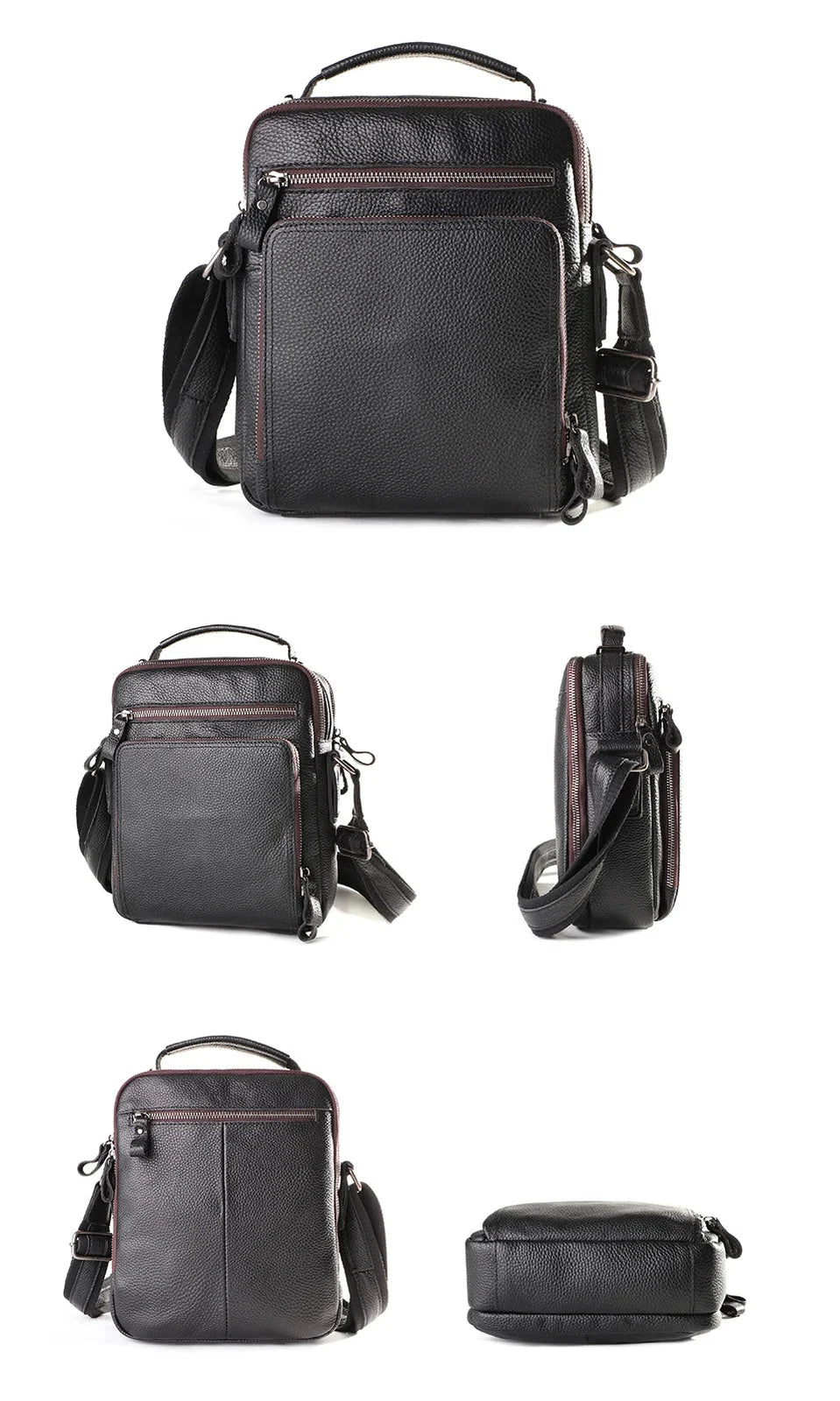 Sac Homme Cuir Bandoulière "Le Vintage" - Restaur Cuirs