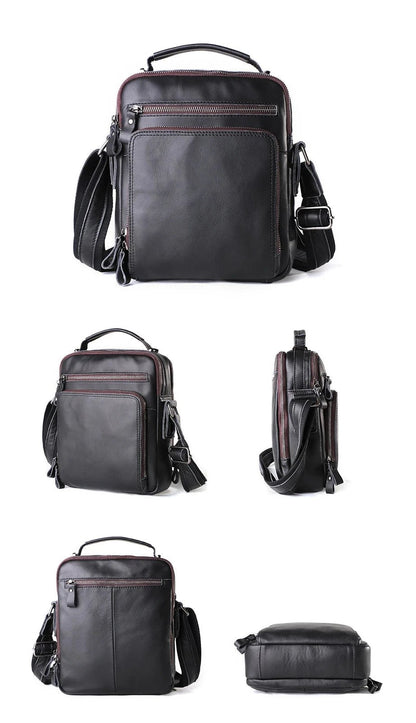 Sac Homme Cuir Bandoulière "Le Vintage" - Restaur Cuirs