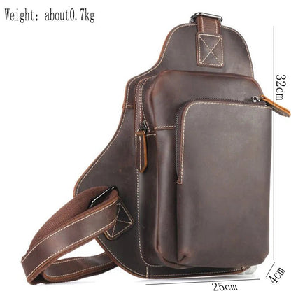 Sacoche Homme Cuir élégante "Le Connaisseur" - Restaur Cuirs