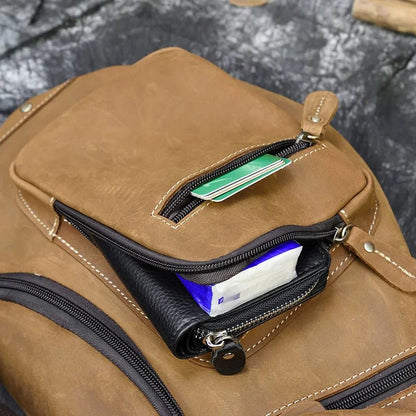 Sacoche Homme Cuir élégante "Le Connaisseur" - Restaur Cuirs