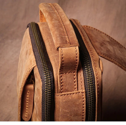 Sacoche Homme Cuir "L'Escapade" - Restaur Cuirs