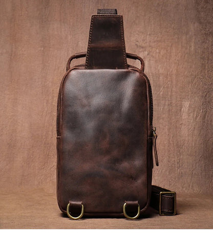 Sacoche Homme Cuir "L'Escapade" - Restaur Cuirs