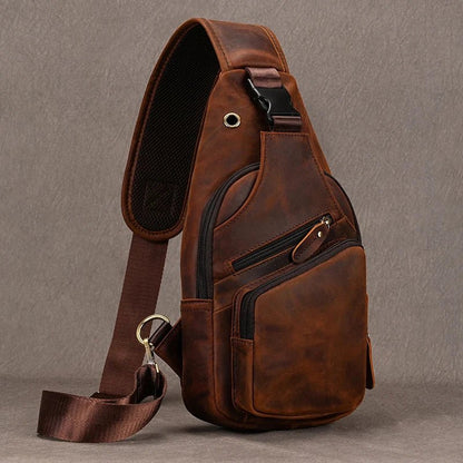 Sacoche Homme Cuir multifonction "Le Dynamo" - Restaur Cuirs