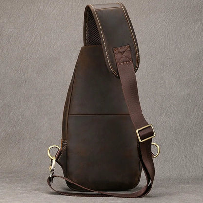 Sacoche Homme Cuir multifonction "Le Dynamo" - Restaur Cuirs
