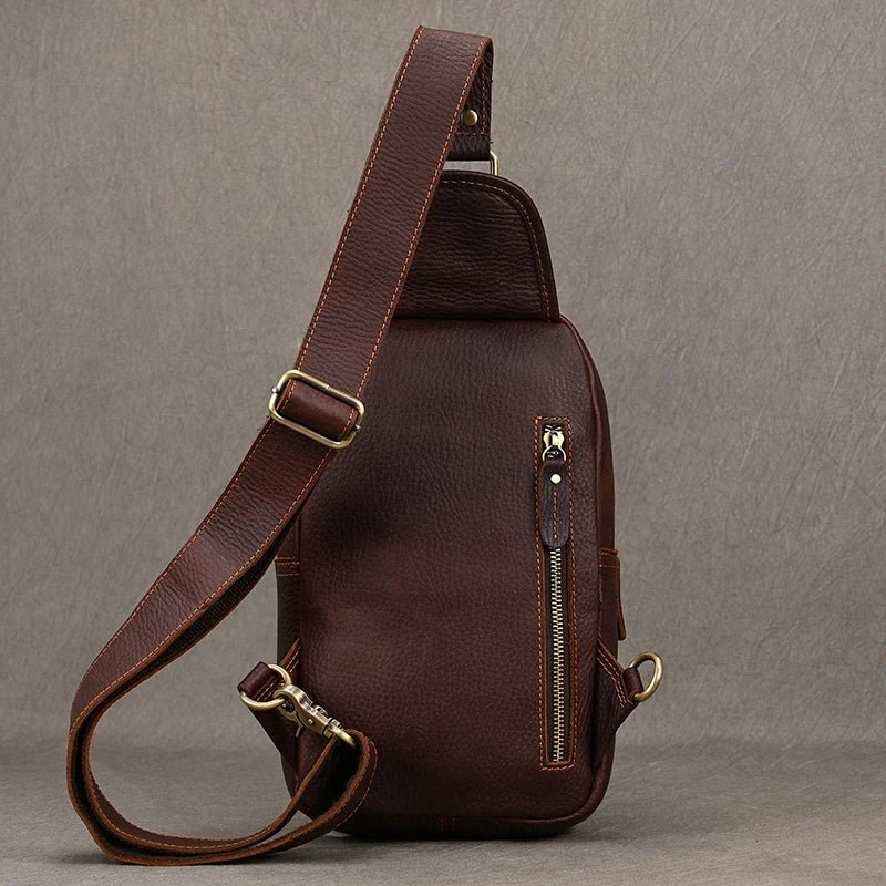 Sacoche Homme Cuir multifonction "Le Dynamo" - Restaur Cuirs