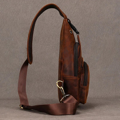 Sacoche Homme Cuir multifonction "Le Dynamo" - Restaur Cuirs