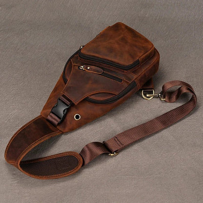 Sacoche Homme Cuir multifonction "Le Dynamo" - Restaur Cuirs