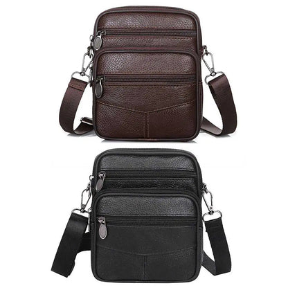 Sacoche Homme Cuir Multifonctionnelle "Le Terrain" - Restaur Cuirs