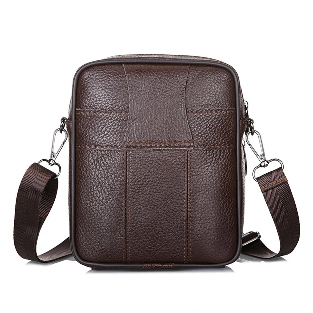 Sacoche Homme Cuir Multifonctionnelle "Le Terrain" - Restaur Cuirs