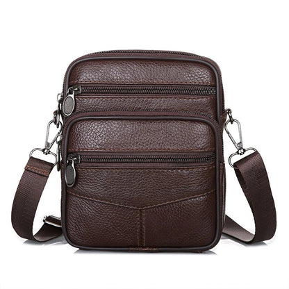 Sacoche Homme Cuir Multifonctionnelle "Le Terrain" - Restaur Cuirs