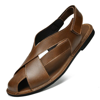 Sandales en Cuir pour Hommes Confortables "Le Nomade" - Restaur Cuirs