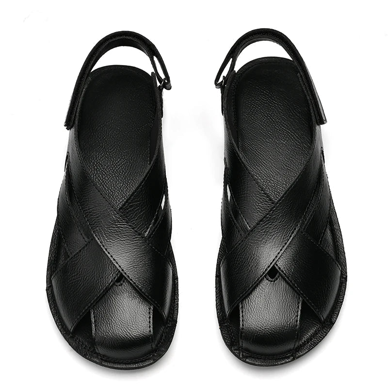 Sandales en Cuir pour Hommes Confortables "Le Nomade" - Restaur Cuirs