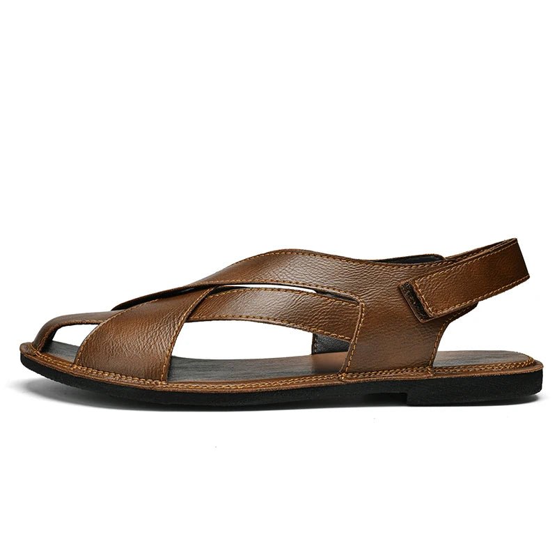 Sandales en Cuir pour Hommes Confortables "Le Nomade" - Restaur Cuirs